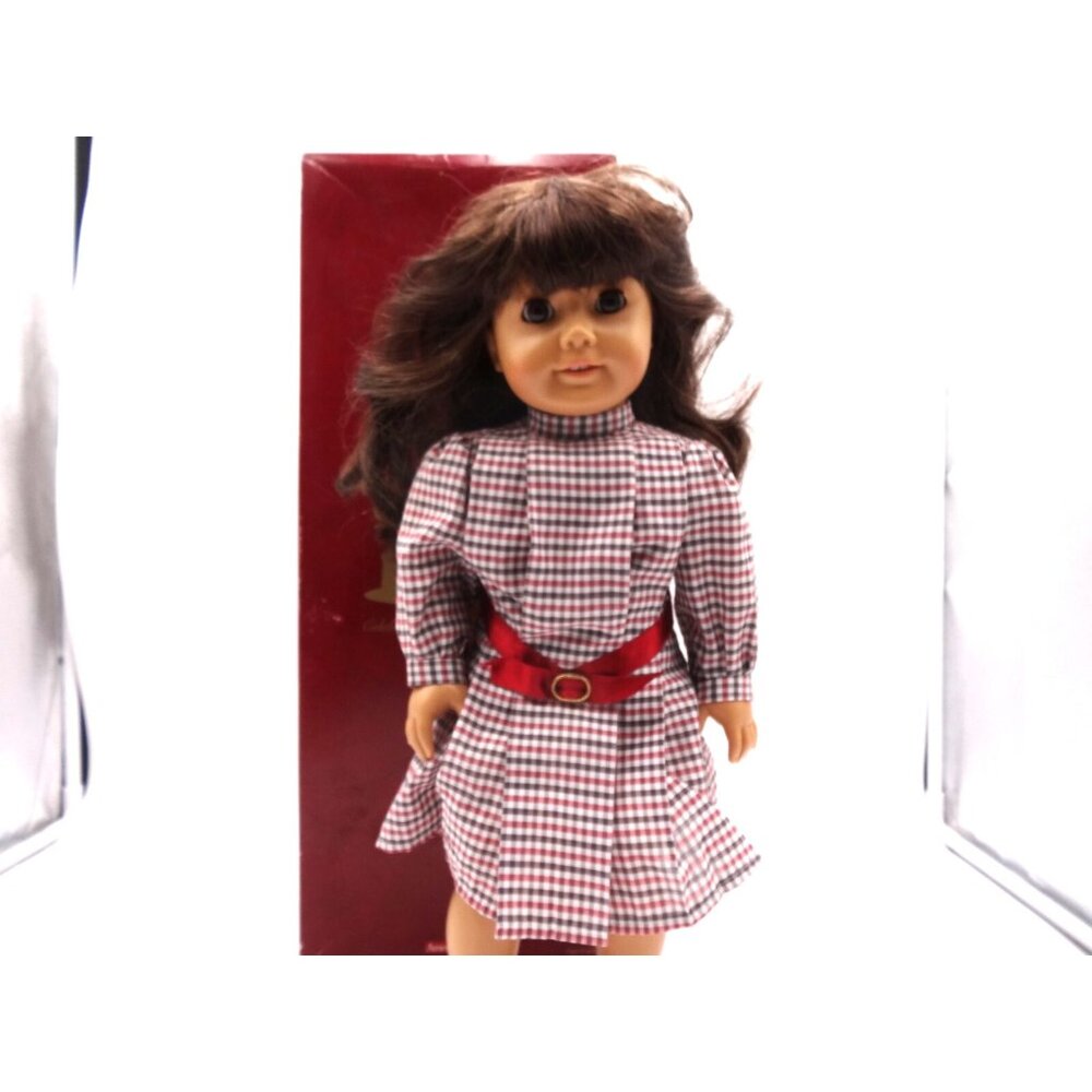 American Girl Doll  Samantha Pleasant Company with Box and Meet Clothes No Shoes